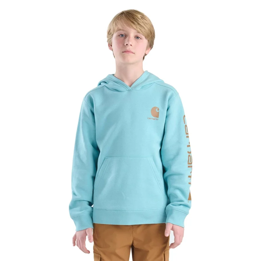Camisola com gráfico de manguitos compridos para rapazes (crianças/jovens)