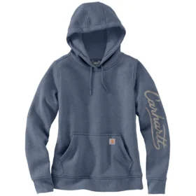 Camisola com manguitos e Script Logo para mulher