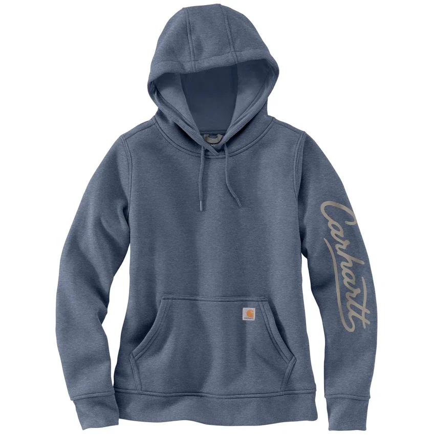 Camisola com manguitos e Script Logo para mulher