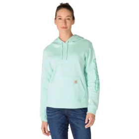 Camisola com manguitos e Script Logo para mulher