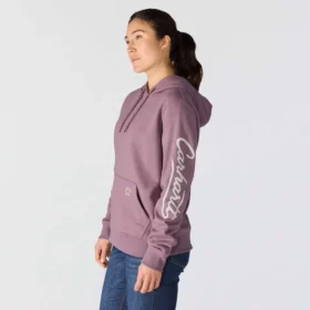 Camisola com manguitos e Script Logo para mulher