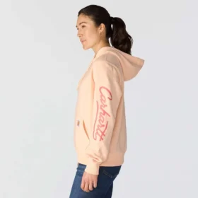 Camisola com manguitos e Script Logo para mulher