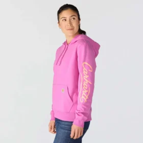 Camisola com manguitos e Script Logo para mulher