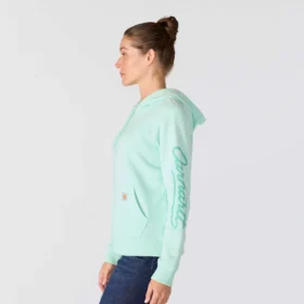 Camisola com manguitos e Script Logo para mulher