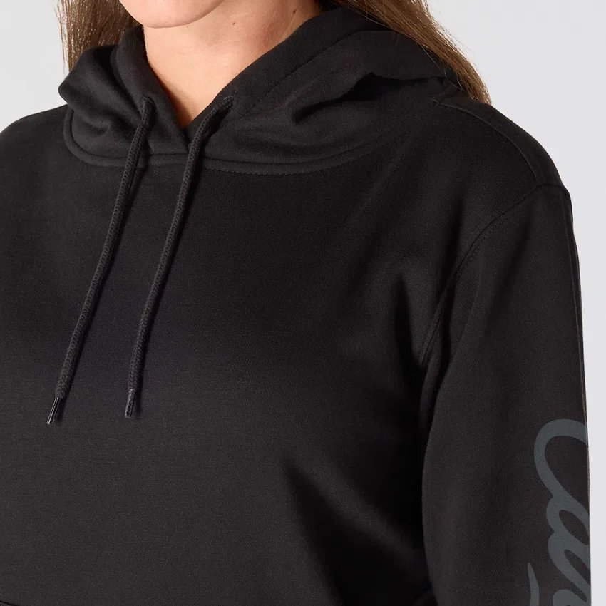 Camisola com manguitos e Script Logo para mulher