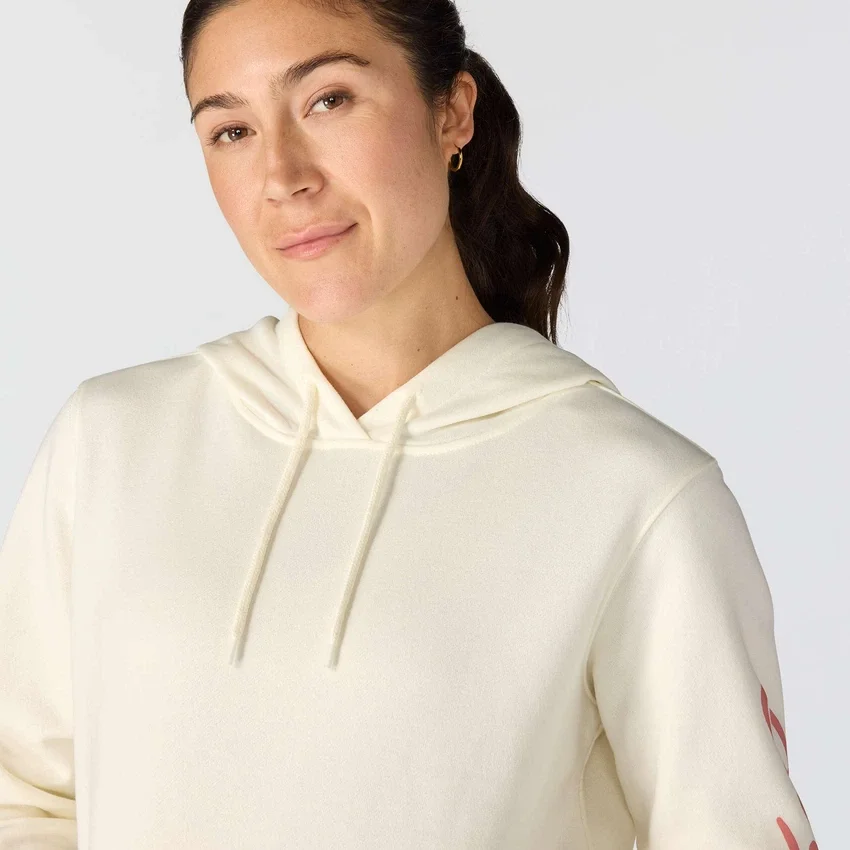Camisola com manguitos e Script Logo para mulher