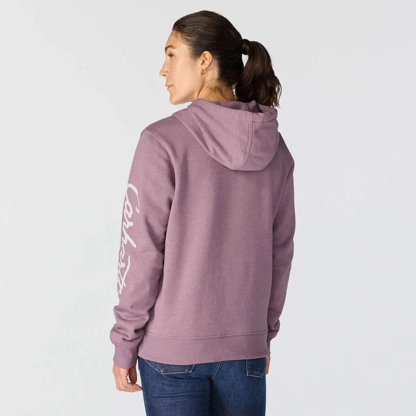 Camisola com manguitos e Script Logo para mulher