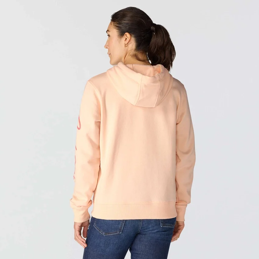Camisola com manguitos e Script Logo para mulher