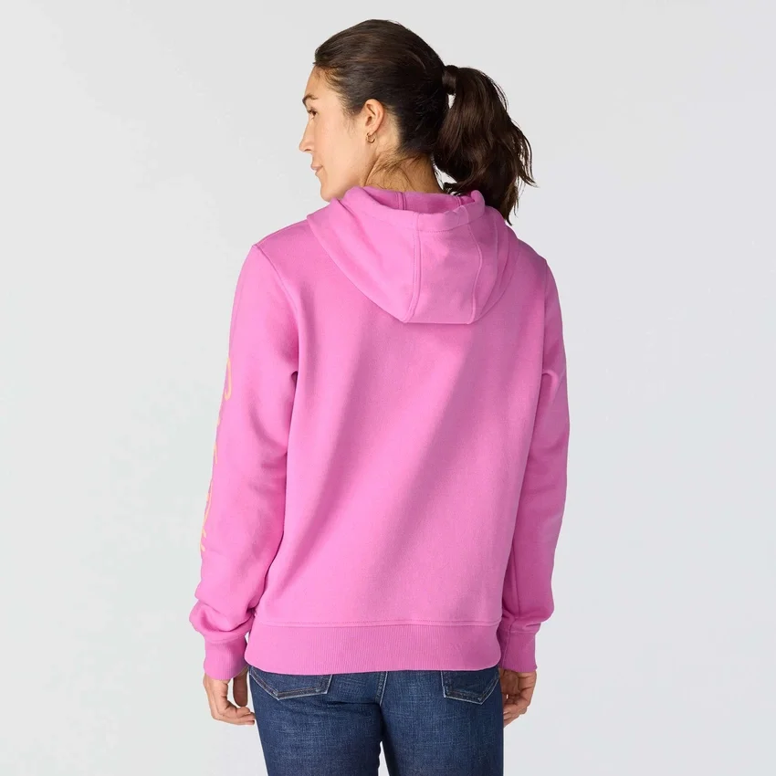 Camisola com manguitos e Script Logo para mulher