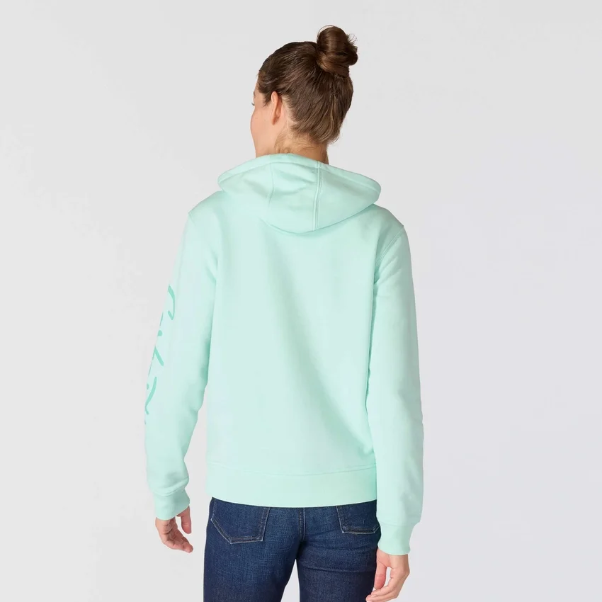 Camisola com manguitos e Script Logo para mulher
