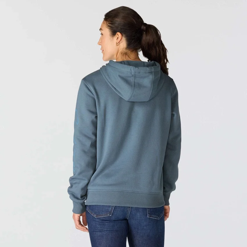 Camisola com manguitos e Script Logo para mulher
