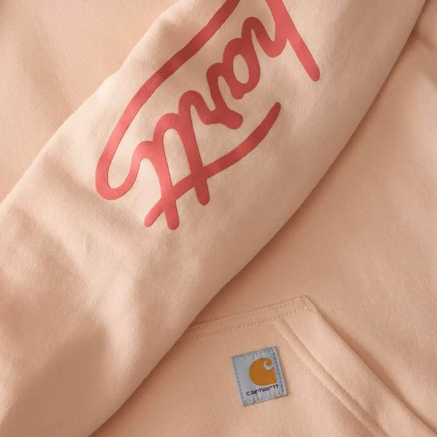 Camisola com manguitos e Script Logo para mulher