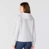 Camisola com manguitos e Script Logo para mulher