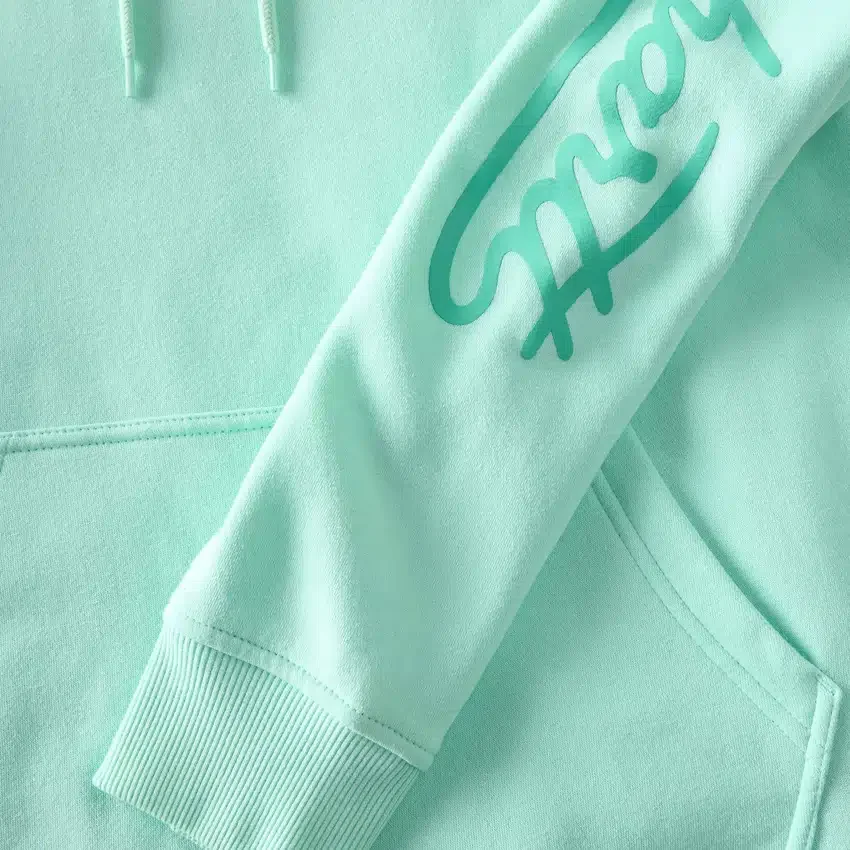 Camisola com manguitos e Script Logo para mulher