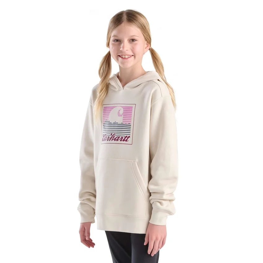Camisola com manguitos longos e estampado para meninas (crianças pequenas/crianças/jovens)