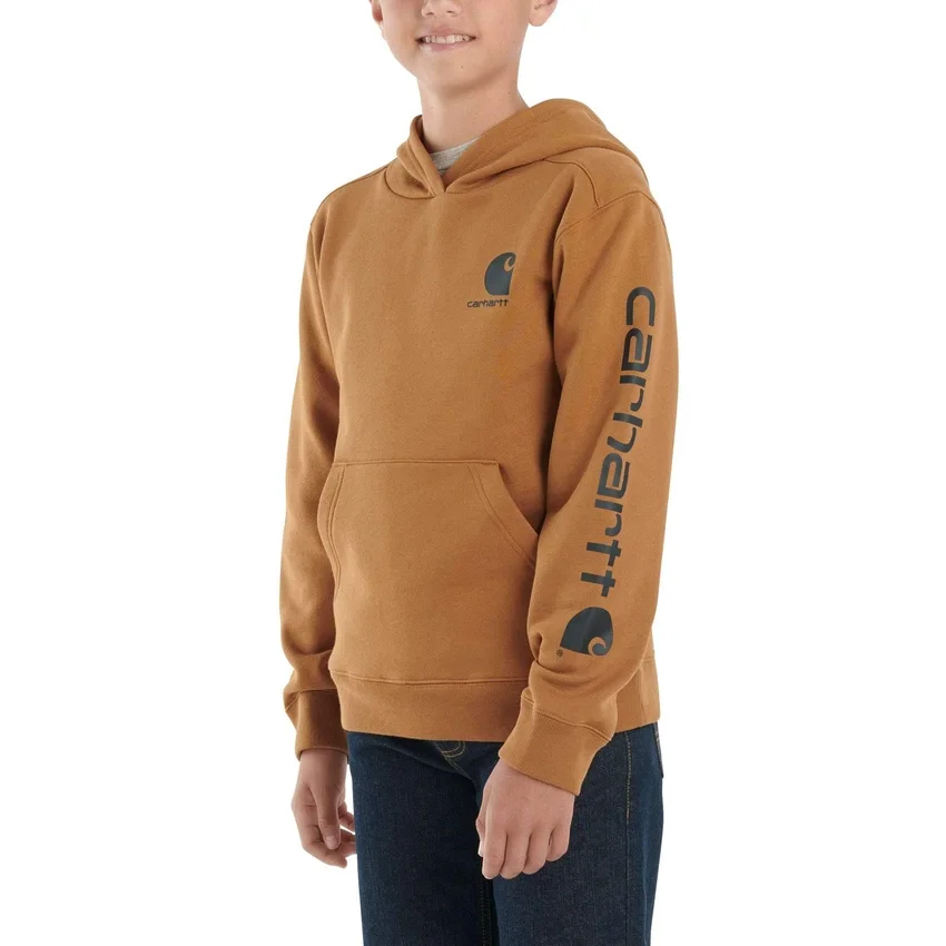 Camisola com manguitos longos e estampado para rapazes (crianças pequenas/crianças/jovens)