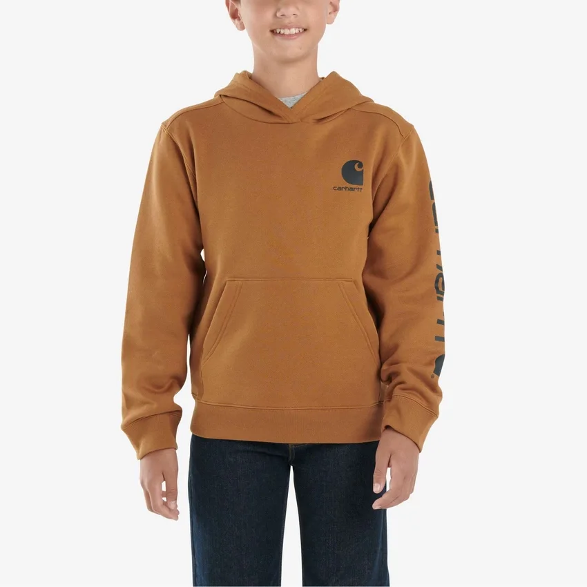 Camisola com manguitos longos e estampado para rapazes (crianças pequenas/crianças/jovens)