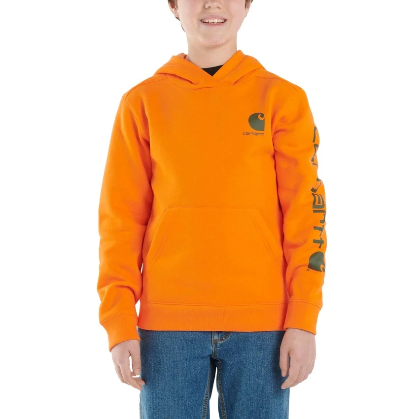 Camisola com manguitos longos e estampado para rapazes (crianças pequenas/crianças/jovens)