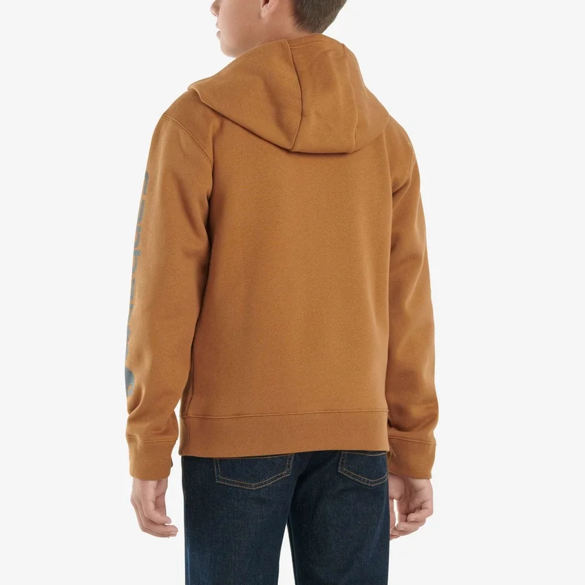 Camisola com manguitos longos e estampado para rapazes (crianças pequenas/crianças/jovens)
