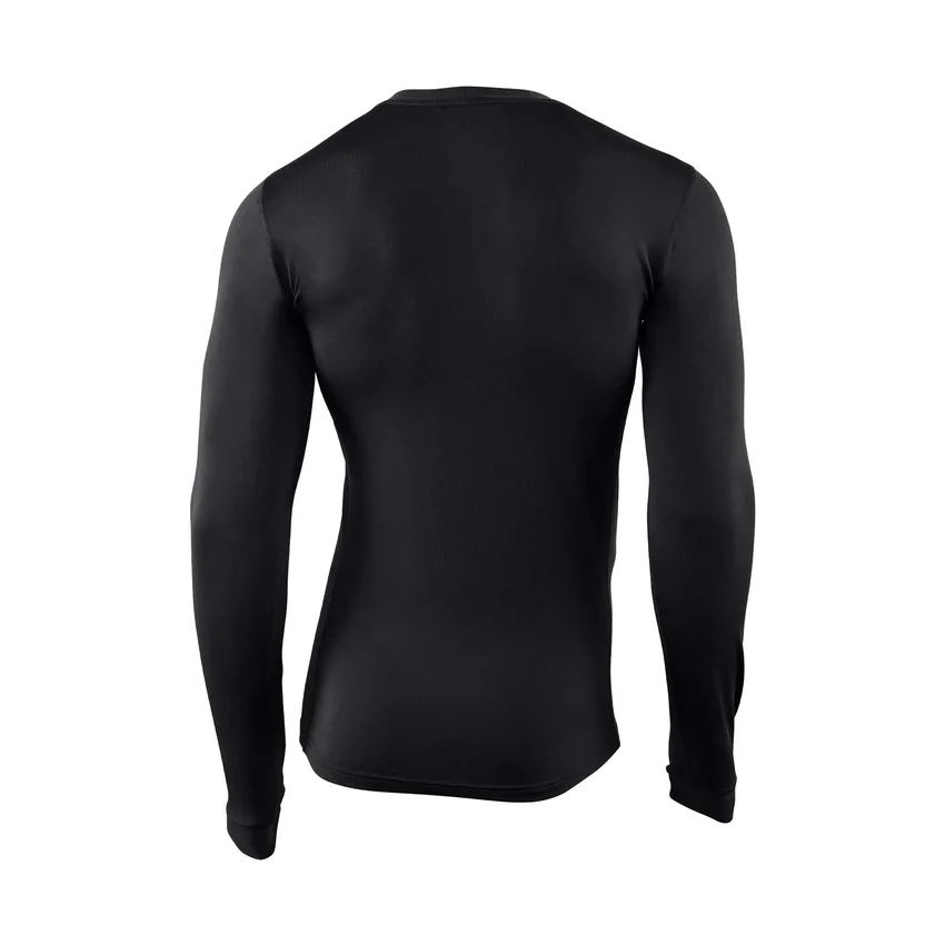 Camisola de base elástica de tecido pesado com gola redonda Force