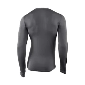 Camisola de base elástica de tecido pesado com gola redonda Force