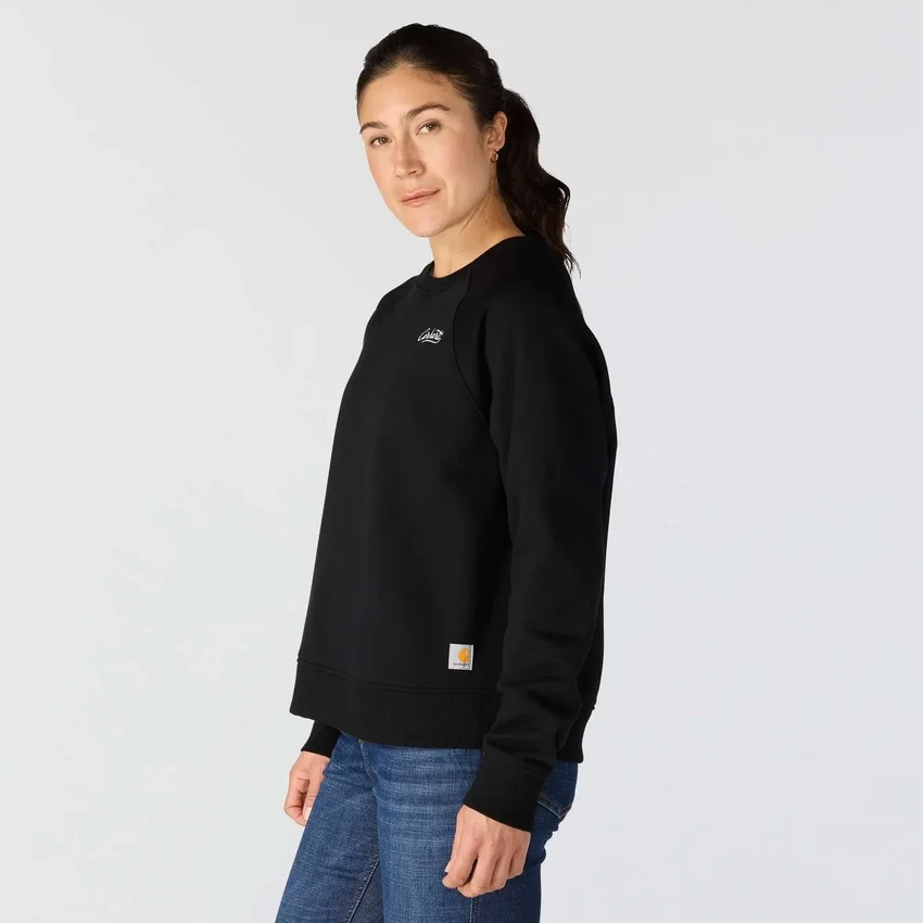 Camisola de gola redonda com corte largo Sawyer para mulher