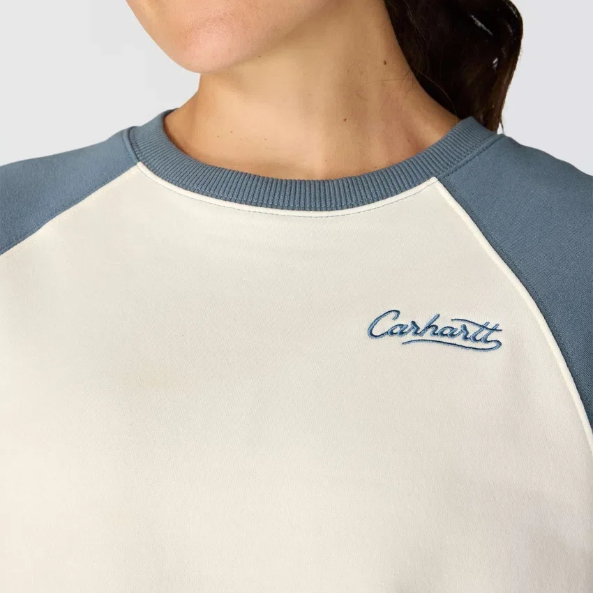 Camisola de gola redonda com corte largo Sawyer para mulher