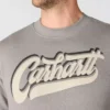 Camisola de gola redonda com grafismo «Sawyer» para homem