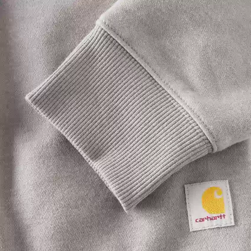 Camisola de gola redonda com grafismo «Sawyer» para homem