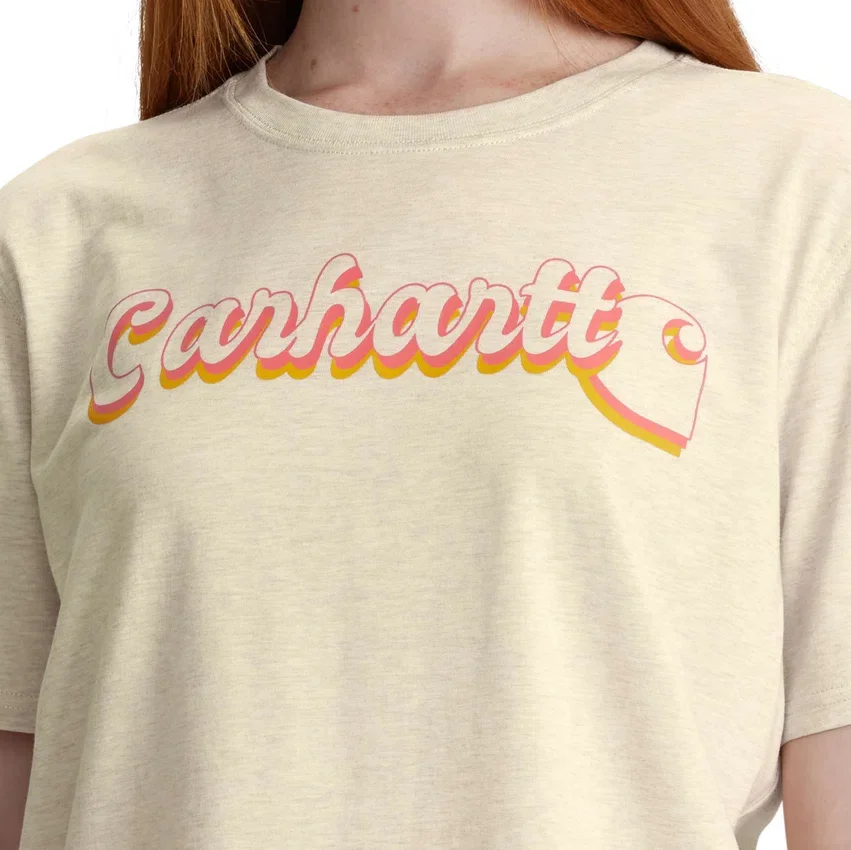 Camisola de gola redonda e estampado para mulher, leve, em Tencel™