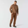 Camisola de gola redonda em velo pesado da série Crafted para homem