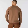 Camisola de gola redonda em velo pesado da série Crafted para homem