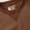 Camisola de gola redonda em velo pesado da série Crafted para homem
