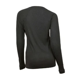 Camisola de gola redonda Force para mulher, camada base elástica de peso médio