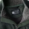 Camisola de malha polar com fecho de correr de um quarto e corte descontraído para homem