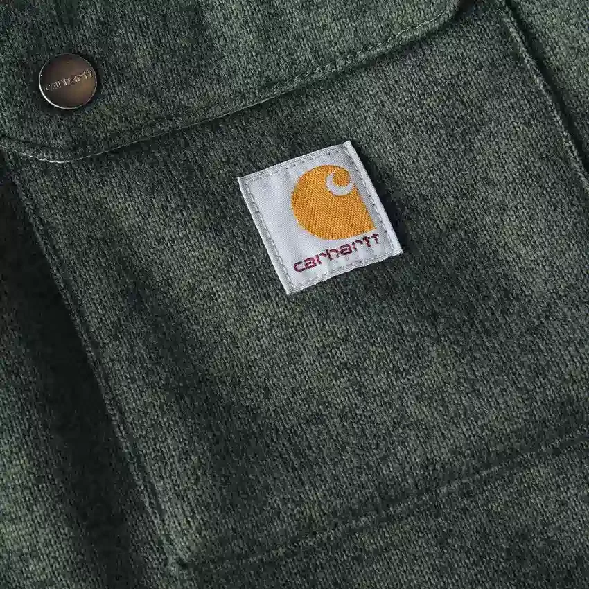 Camisola de malha polar com fecho de correr de um quarto e corte descontraído para homem