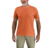 Camisola de manga curta masculina Force Sun Defender UPF 50+ leve e com absorção de humidade - Camisas de proteção solar