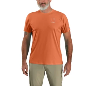 Camisola de manga curta masculina Force Sun Defender UPF 50+ leve e com absorção de humidade - Camisas de proteção solar