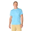 Camisola de manga curta masculina Force Sun Defender UPF 50+ leve e com absorção de humidade - Camisas de proteção solar