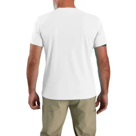 Camisola de manga curta masculina Force Sun Defender UPF 50+ leve e com absorção de humidade – Camisas de proteção solar