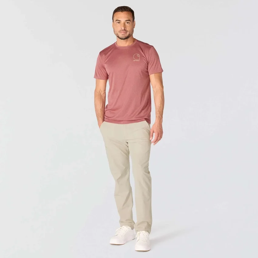 Camisola de manga curta masculina Force Sun Defender UPF 50+ leve e com absorção de humidade - Camisas de proteção solar