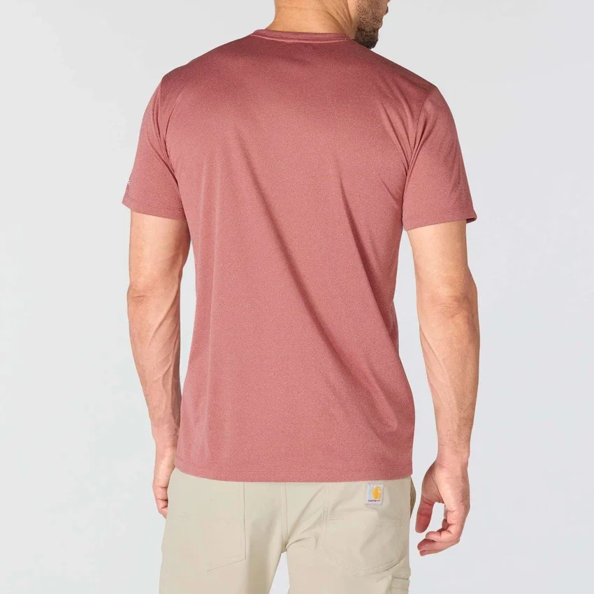 Camisola de manga curta masculina Force Sun Defender UPF 50+ leve e com absorção de humidade - Camisas de proteção solar