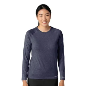 Camisola de manguitos compridos com efeito mesclado «Force Sub-Scrubs» para mulher