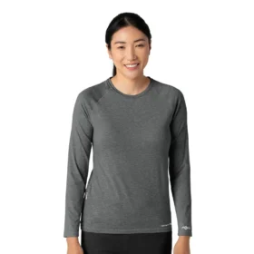 Camisola de manguitos compridos com efeito mesclado «Force Sub-Scrubs» para mulher
