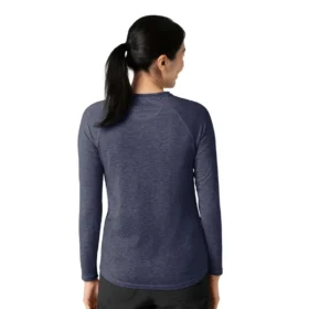 Camisola de manguitos compridos com efeito mesclado «Force Sub-Scrubs» para mulher