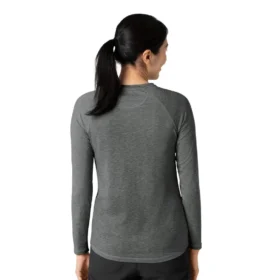 Camisola de manguitos compridos com efeito mesclado «Force Sub-Scrubs» para mulher