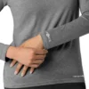 Camisola de manguitos compridos com efeito mesclado «Force Sub-Scrubs» para mulher