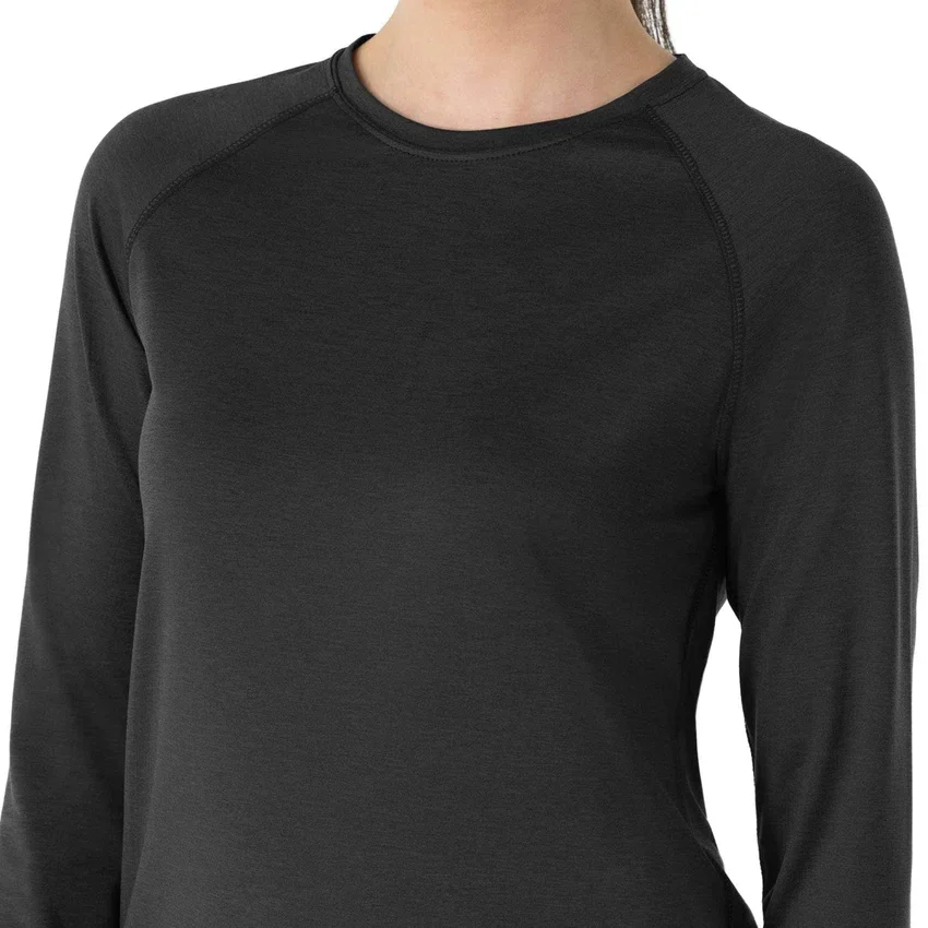 Camisola de manguitos compridos com efeito mesclado «Force Sub-Scrubs» para mulher