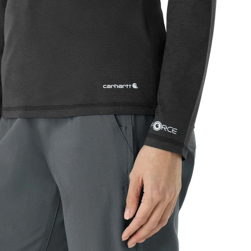 Camisola de manguitos compridos com efeito mesclado «Force Sub-Scrubs» para mulher