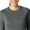 Camisola de manguitos compridos com efeito mesclado «Force Sub-Scrubs» para mulher